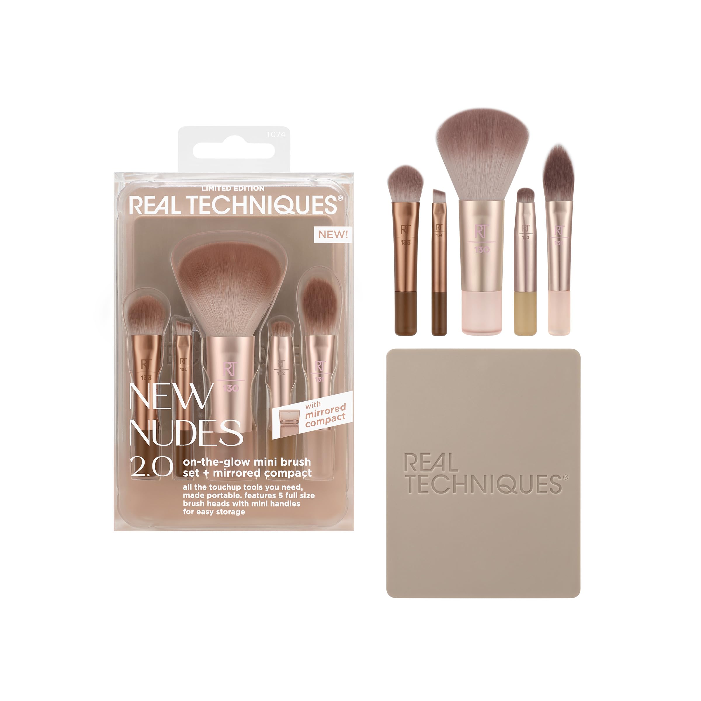 Amazon.co.jp: Real Technics New Nudes On the Glow ミニブラシキット